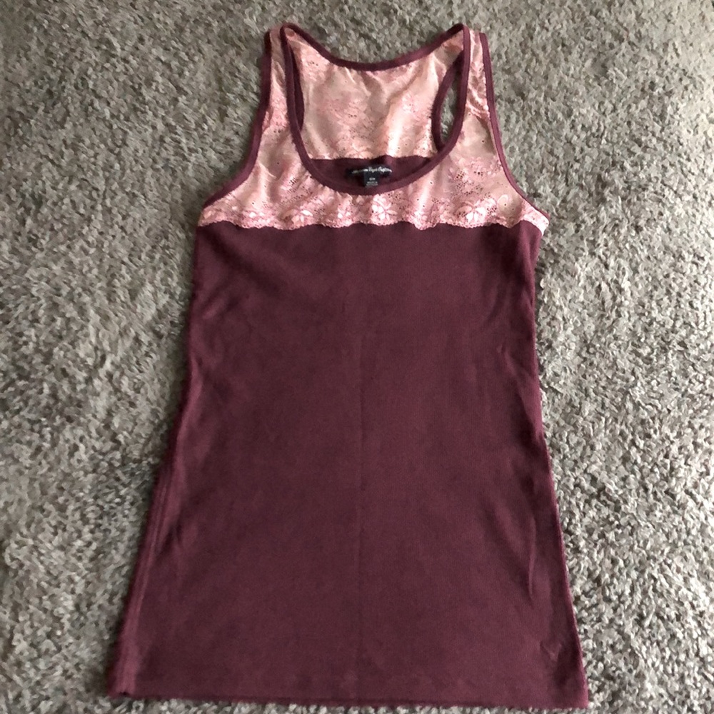 American Eagle Lace Top Tank